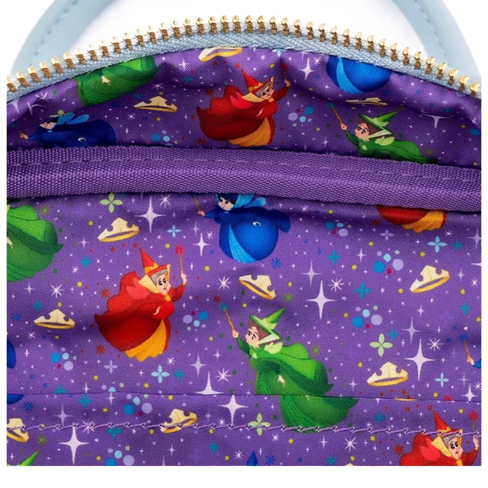 Loungefly Disney Sleeping Beauty Castle Crossbody Bag - Picture 12 of 13